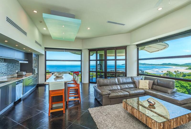 Great room with unobstructed ocean views,