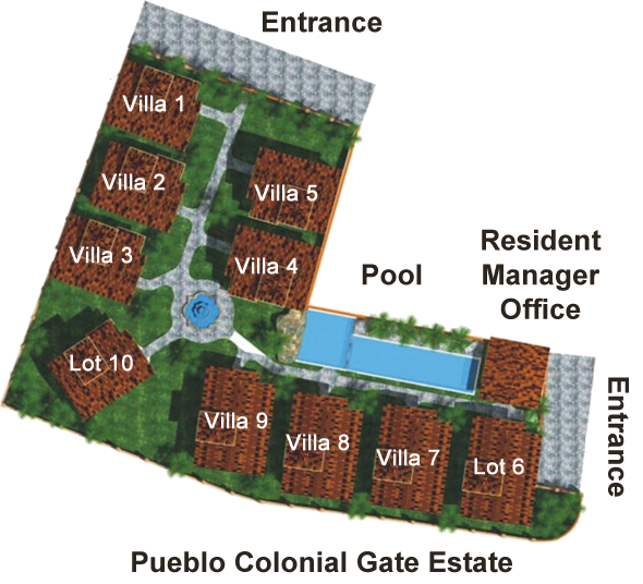 Pueblo Colonial Site Plan